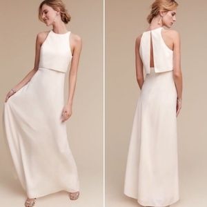Anthropologie X BHLDN Iva Crepe Dress